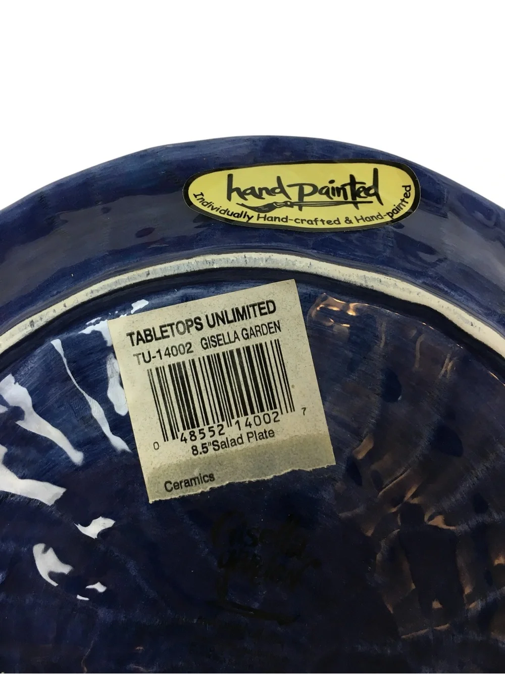 Tabletops Unlimited Gisella Garden 8.5” Salad Plate Dish Hand-painted Ceramic